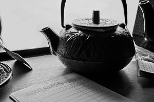 Black & White Teapot