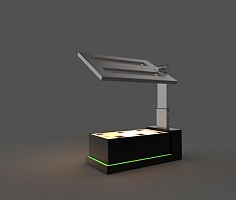 Kitchen Model Pre-Production High-Pass Render